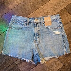 NWT Madewell Relaxed Denim Shorts - Size 28